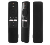 Protective Silicone Remote Case ONLY for Xiaomi 2022 Mi TV Stick 4K Box XMRM-M2 Remote Control, NOT Fit for MI Box S or Mi TV Model 4X/4A Remote, Shockproof and Skin-Friendly Remote Cover (Black)