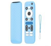 Protective Silicone Remote Cover for Google TV Box 4K Pro Designed to Absorb Shocks and Provide Accurate Button Alignment (Luminous Blue)