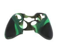 Protective Silicone Skin Case Cover for Xbox 360 Game Controller - Greenblack