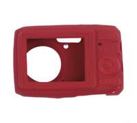 Protective Silicone Skin for Kodak PIXPRO FZ45 Camera - Anti-Scratch Soft Shell with Precise Cutouts - Full Body Guard for Vlogging - Multiple Colors Available(Red)