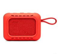 Protective Silicone Wrap for JBL GO 5 with Hook(Red + Hook) | Precise cutouts for ports, allows full button for access, maintains sound quality, snug fit guarantee