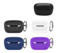 Protective Sleeve For JBL Endurance Race 2 Headphones Silicone Protective Case Simple Solid Color Dustproof Cover (Black)