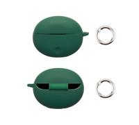 Protective Sleeve for OPPO Enco Air5 Pro Wireless Earbuds Case, Shockproof Shell Full-Body Protection Silicone Soft case Compatible with for OPPO Enco Air5 Pro (Dark Green)