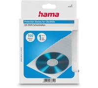 Protective Sleeves CD/DVD 100 Pack Transparent Space-Saving Design