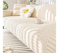 Protective Sofa Cover Universal AntiSlip Couch Slipcover for d Sofa 1 2 3 4 Seats White Fits 305360cmStylish & Durable Furniture Protector