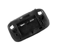 Protective Soft Rubber Silicone Shell Case Cover for for Wii U Gamepad Controller (Black)