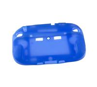 Protective Soft Rubber Silicone Shell Case Cover for for Wii U Gamepad Controller (Blue)