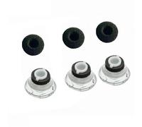 Protective Sponge Eartips Cover+Soft Silicone Earbuds Caps For Plantronics Voyager Legend/UC Earplug Protector Replacement Keeping Earphone All-day Fresh and Comfortable (3*Small)