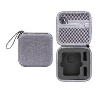 Protective Storage Case for DJI OSMO 360 Camera, Mini Compact Travel Bag with EVA Lining & Mesh Organizer Compartment, Shockproof Water-Resistant Portable Carrier (Nylon Grey)