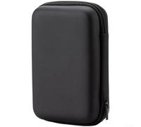 Protective Storage Pouch 2.5 Inch Hard Drive Case EVA Shockproof Bag for External SSD HDD for Power Bank Cable Organiser Travel Cover Black 14x10x4cm