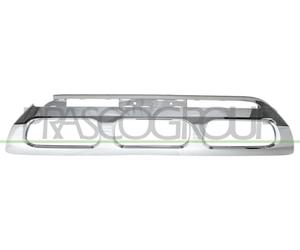 Protective strip at the bottom centre of the front bumper