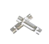 Protective Strip for Bench Vise Jaws, PU Anti-Slip Pads with Embedded Magnets, 4 Inch (100mm), Silver, Compatible with Steel, Aluminum, Copper and Wood 5 inch