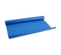 Protective Swimming Pool Ladder Mat Non-Slip Rubber Step Pad Liner Wavy Design for In-Ground Pools Blue(90 * 40cm)