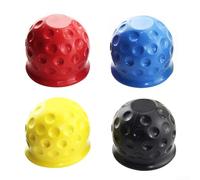 Protective Tow Ball Cover Cap 50mm Size for Trailer Hitch, Made from Resistant Soft PVC, Suitable for Semi Trailers, Trucks, and Cars (Blue)