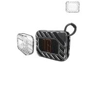 Protective TPU Cover for JBL Go 4 Portable Bluetooth Speakers - Shockproof, Dustproof for Worry-Free Use Anywhere,Transparent