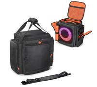 Protective Travel Carry Bag for JBL PartyBox Encore Essential 2/Essential | Carrying Case Shockproof Padded Storage Case with Adjustable Shoulder Strap, Dual Handles, Side Pocket for Speaker Accessory