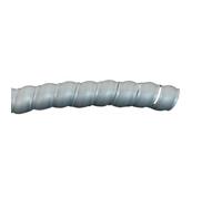 protective tubing, Wire Management Sleeve Flexible Spiral, Wrap Cable Wrapping Bands Multicolor 8-16mm Flame Retardant 2 Meter(Grey Color,8mm inside diameter)