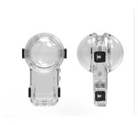 Protective Underwater Shell Waterproof Invisible Dive Housing Case for Insta360 X5 Camera with Anti-Fog Sheet, Bracket and Collection Pocket (Quick Buckle Base)