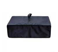 Protective Vinyl Record Player Dust Cover with Waterproof and Scratch Resistant 210D Oxford Cloth, Foldable Design and Strap Hook for Secure Fit on Various Turntables