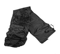 Protective waterproof and lightproof cover for large bird cages, constructed from Oxford cloth to maintain a clean, dry, and quiet environment (Black)