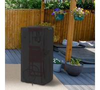 Protective Waterproof Popcorn Cart Cover Featuring Adjustable Drawstring and 2 Buckles, Suitable for Outdoor Popcorn Maker Machines Against Dust and Rain (25X 18X 52inch)