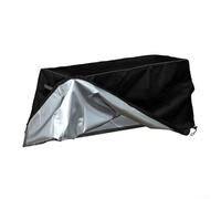 Protective Weight Bench Cover Made of Waterproof PU Coated Oxford Fabric, Fully Covers Seat and Frame with Windproof Adjustable Drawstring for Gym Equipment