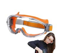 Protective Welding Glasses - Industrial Safety Eyewear, Scratch-Resistant Transparent Shield, Anti-Fog Coating, Resistant Frame, Comfortable Fit for Carpentry, Metalwork, Scientific Experiments