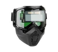 Protective Welding Shade Helmet - Auto Darkening Welding Shield, Soldering Safety Mask | Professional Metal Processing Factory Gear, Adjustable Solar Powered Welder Head Protection with Grinding