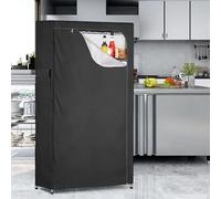 Protective Wire Shelf Cover with 210D Oxford Cloth, Designed for Standing Shelf Units Featuring Water Resistant Material, Zipper Access, and Side Storage Pockets (60x24x72inch)