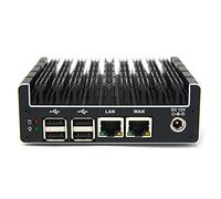 Protectli Vault FW2B - 2 Port, Firewall Micro Appliance/Mini PC - Intel Dual Core, AES-NI, 8GB RAM, 120GB mSATA SSD - Compatible with pfSense/OPNsense