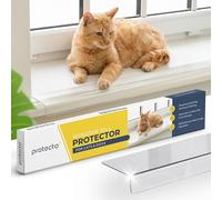 PROTECTO Clear Window Sill Protector - 90X6cm Ultra-Strong Window Guards from Dog & Cat Scratching Chewing & Clawing, Keep Your Sill Smooth & Paws Safe, Anti Scratch Window Sill Cover Protection