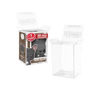 Protector Case Compatible with 4-Inch Funko Pop Vinyl Figures Clear Acrylic Display Box, 0.6mm Thickness, Heavy-Duty, with Auto-Lock Bottom and D-Lock Top (1, Pack)