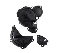 Protector Cover Clutch, On And Pump Water Polisport-Negro for Moto