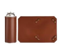 Protector De Alfombrilla Para Estufa,Protectors De Estufa - Alfombrilla Protectora Para Estufa De PU 11,81x7,87 Pulgadas | Equipo De Estufa De Senderismo Con Base De Estufa, Almohadilla Anti