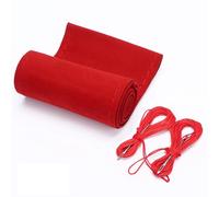 Protector Flocking Leather Car Steering Wheel Cover Stitch Universal 38cm Protector Suede Anti Slip DIY Decor Car Steering Wheel Cover(CA248-R)
