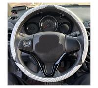 Protector For BMW Car Round Steering Wheel Cover For Diameter 38cm Round Steering Wheel Auto Kit Accessories Car Steering Wheel Cover(A White)