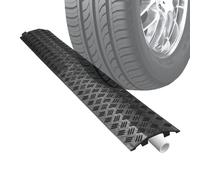 Protector for Driveway Pipe - Protector for Power Cables on the Floor, Cover for Indoor Electrical Lines - for Outdoor Driveway Garage Garden Office Hotel Road Rotten