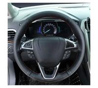 Protector For For Mondeo For Fusion For EDGE 2013-2020 For Galaxy 2016-2020 For S-Max 2012-2020 Car Steering Wheel Cover Anti-Slip Artificial Leather Car Steering Wheel Cover(Yellow Thread)