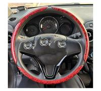 Protector For Toyota Car Round Steering Wheel Cover For Diameter 38cm Round Steering Wheel Auto Kit Accessories Car Steering Wheel Cover(B Red)