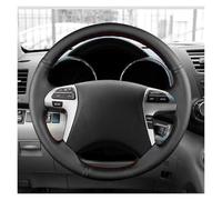 Protector For Toyota For Highlander For Camry For Fortuner For Hilux Car Steering Wheel Cover Braiding Auto Interior Accessories Artificial Leather Car Steering Wheel Cover(Red Blue Thread)