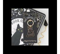 Protector Magick Black Cat Keyring For Guidance And Intuition
