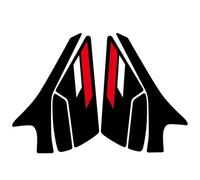 Protector Pad Motorcycle Side Gas Fuel Tank Pad for Ducati Monster 937 950 Monster937 Monster950 Tank Sticker Knee Grip Decal Decals Motorbike Fuel Oil Tank Sticker(Red 1)