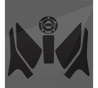 Protector Pad Motorcycle Side Gas Fuel Tank Pad for Ducati Monster 937 950 SP 2021 2022 2023 Tank Sticker Carbon Fiber Look Decal Motorbike Fuel Oil Tank Sticker(Black)