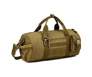 Protector Plus Tactical Duffle MOLLE Handbag Gear Military Travel Carry On Shoulder Bag Small Valise - -