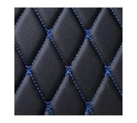 Protector Rear Boot Mat For Peugeot 4008 2017 2018 2019 2020 2021 2022 PU Leather Customized Car Trunk Mat(Black Blue)