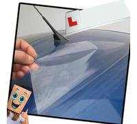protector Roof Paint Protection Film for Driving School Learner Signs 100cm x 30cm roofsign instructor clear vinyl decal with fitting instructions. sign not included