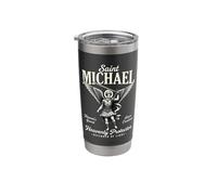 Protector Saint Michael Archangel Prayer Catholic Christian Stainless Steel Insulated Tumbler