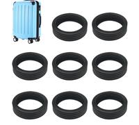 Protector - Silicone Suitcases Protector Chair Covers - 8X Suitcase Covers, multi-coloured, eight trumpets, Please refer to description