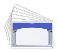 Protector Sleeves for Cards - Working Cards PVC Protective Sleeves,Transparent Protective Covers Slim for Women Youth Teens Boys Girls