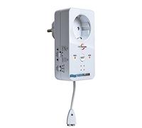 Protector WA-5.1 Water Detector, Double Safety: Alarmed, Switches Connected Device Optionally On or Off, Pump Control, Washing Machine Water Alarm Aqua Stop